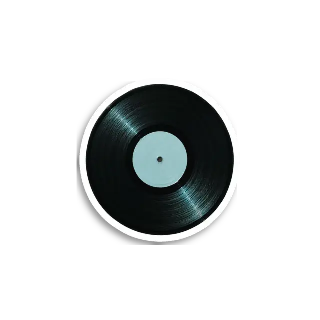 Vinyl-Schallplatten-Sticker