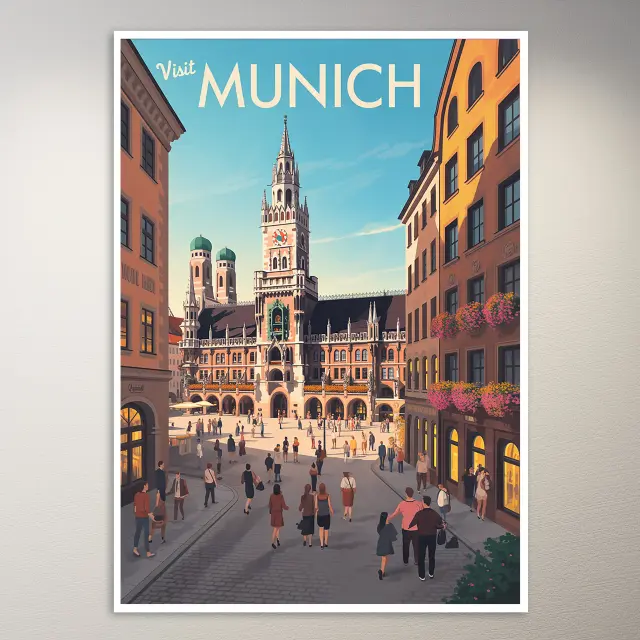 München Reiseposter