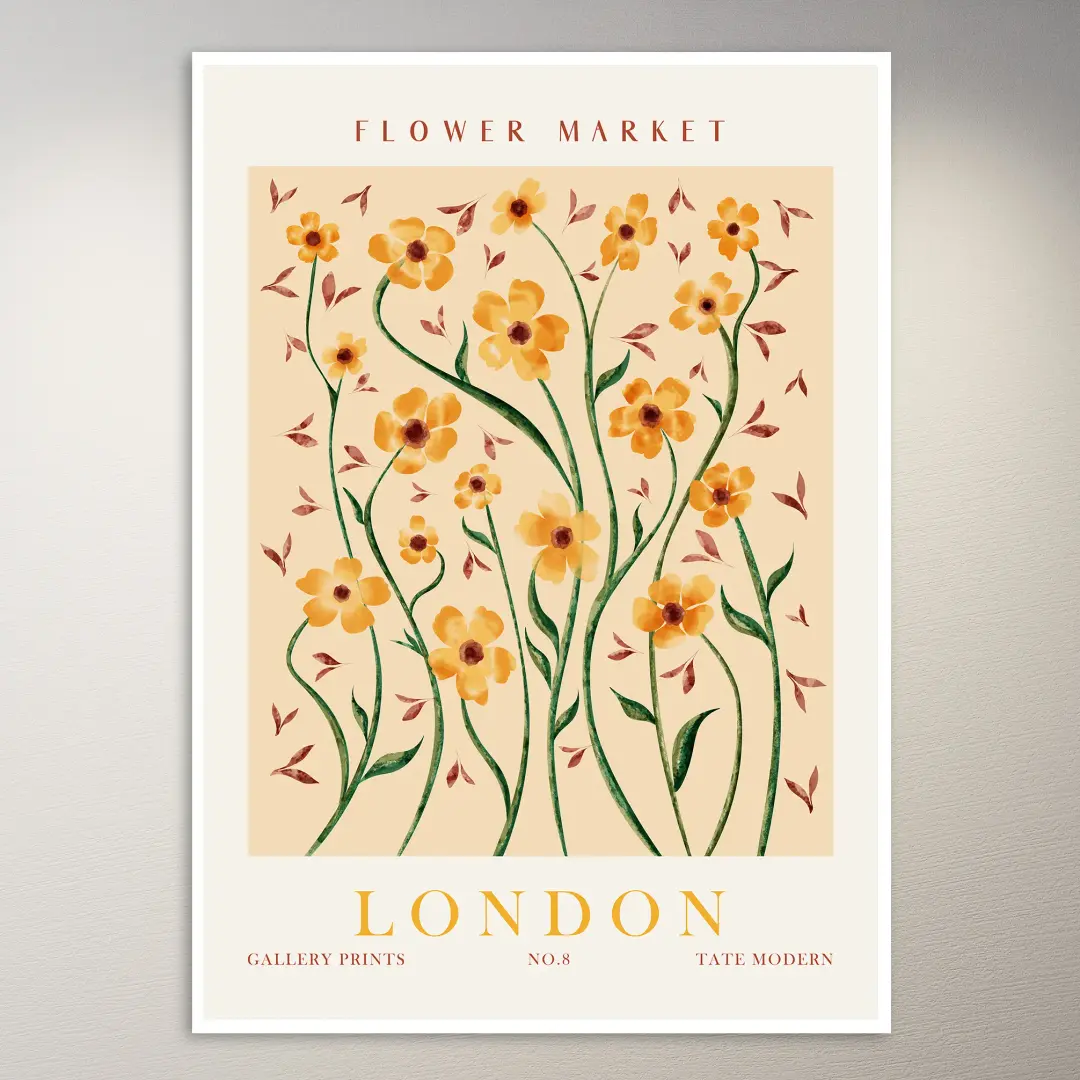 Blumenmarkt London | Kunst-Poster
