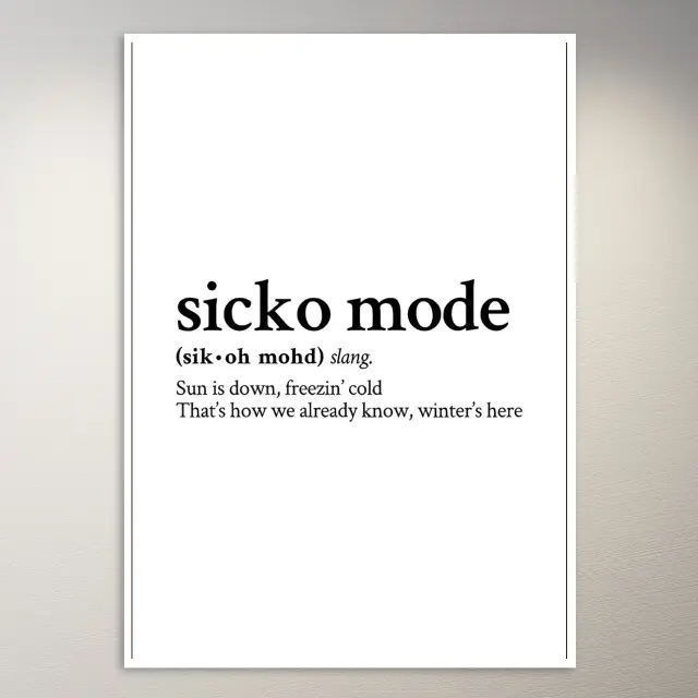 Sicko Mode Poster | Musik-Poster