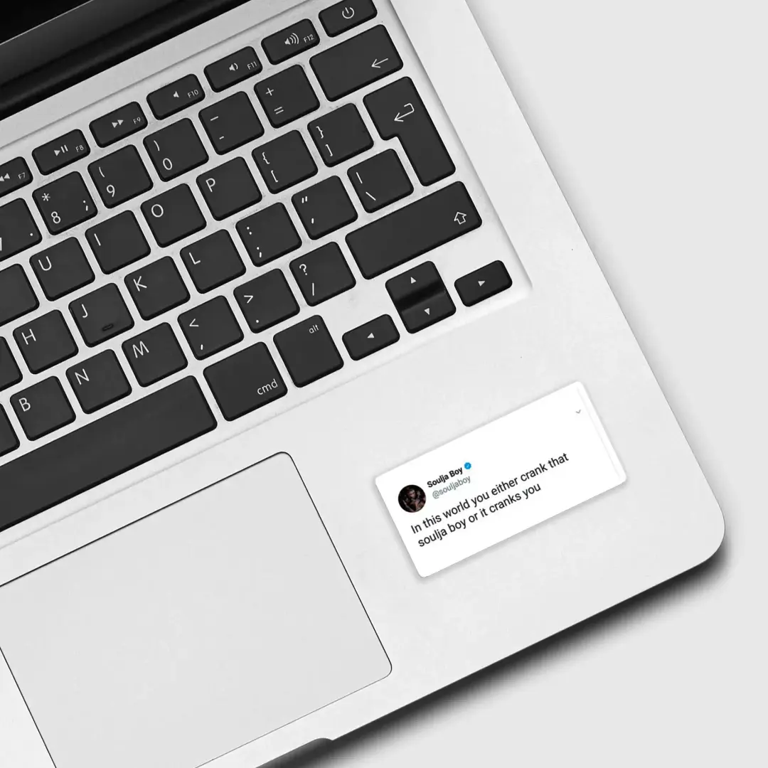 Soulja Boy Tweet-Sticker