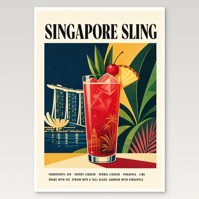 Singapore Sling Poster