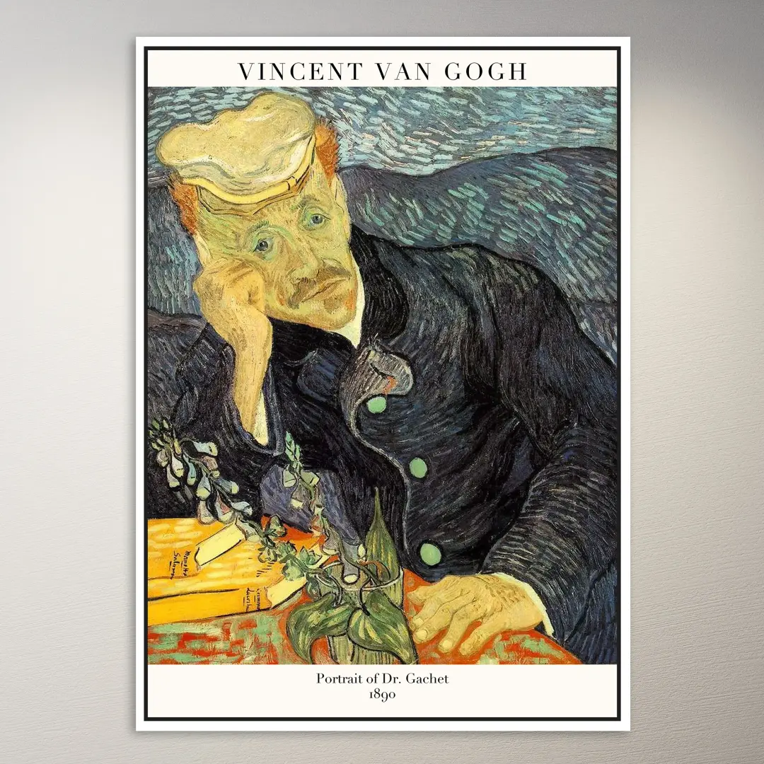 Vincent van Gogh Bildnis des Dr. Gachet Poster