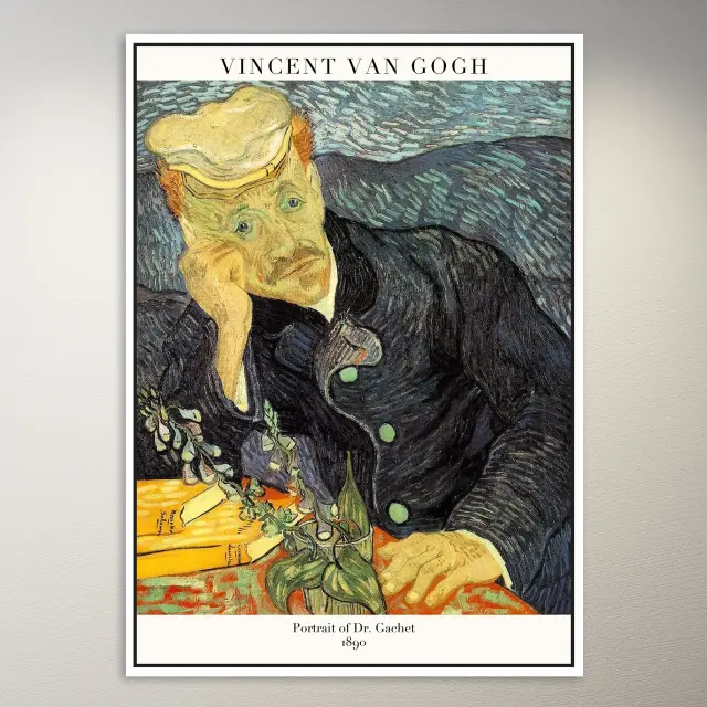 Vincent van Gogh Portrait of Dr. Gachet Poster