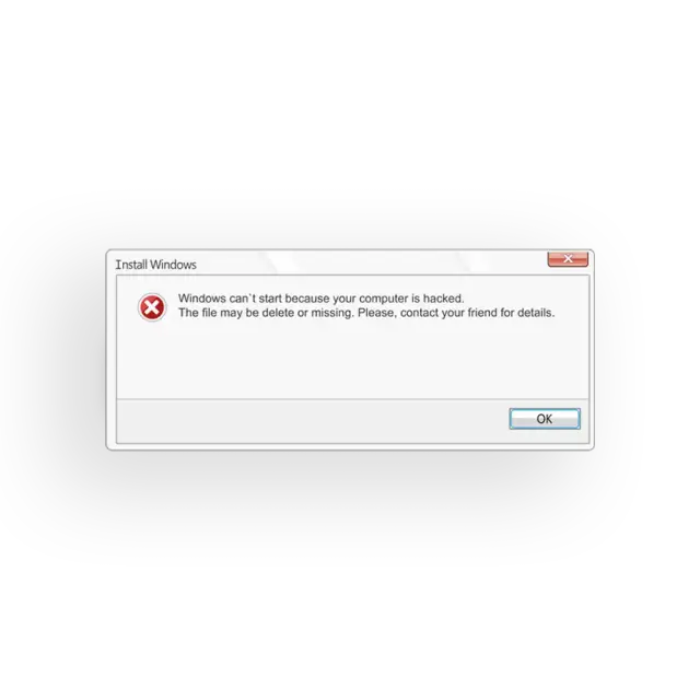 Install Windows Prank Sticker