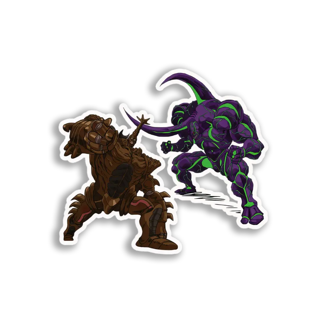 Monster Confrontation Sticker