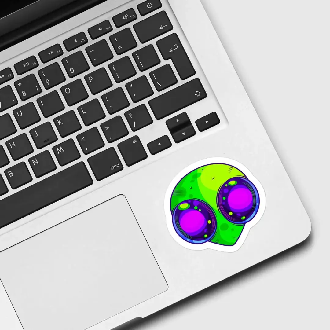 Big Eyed Alien Sticker