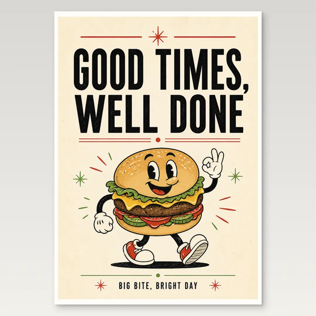 Burger Poster