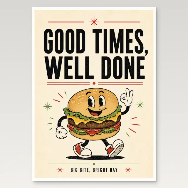 Burger Poster