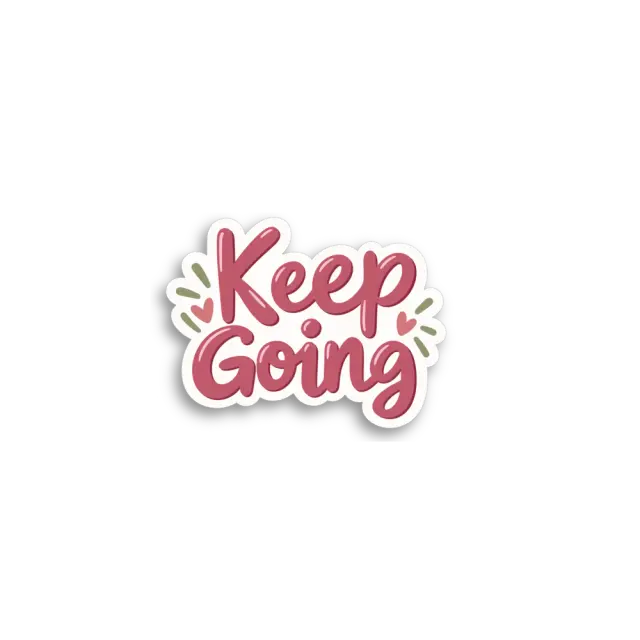 Mach weiter Sticker