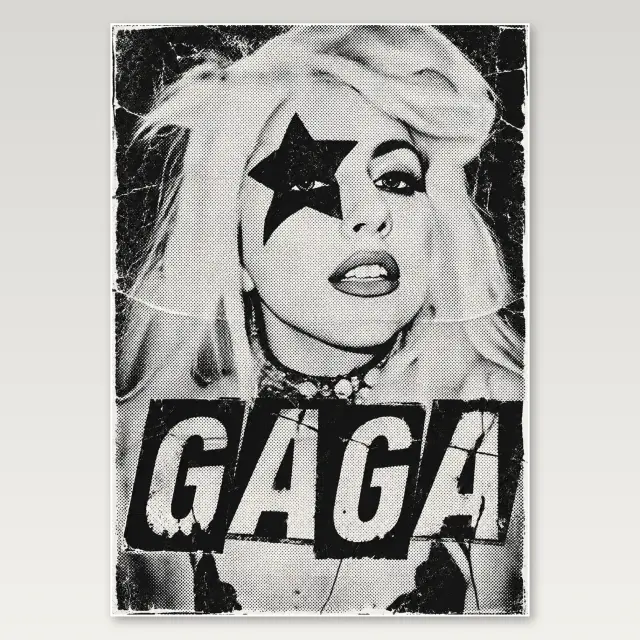 Gaga Sternenauge A4-Poster