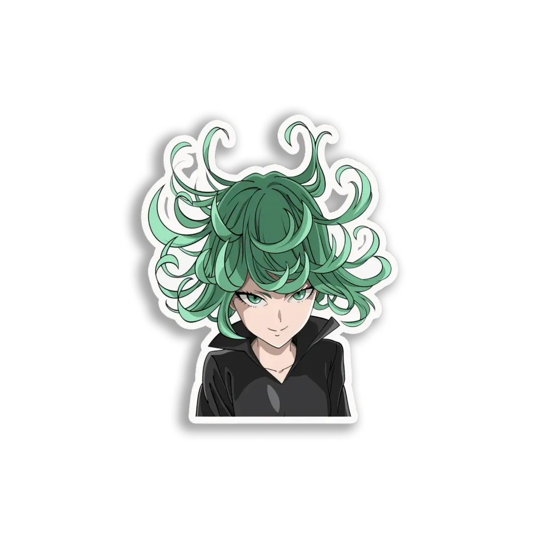 Tatsumaki Anime Portrait Sticker