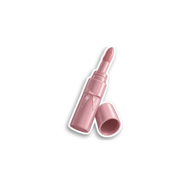 Pink Lip Gloss Sticker