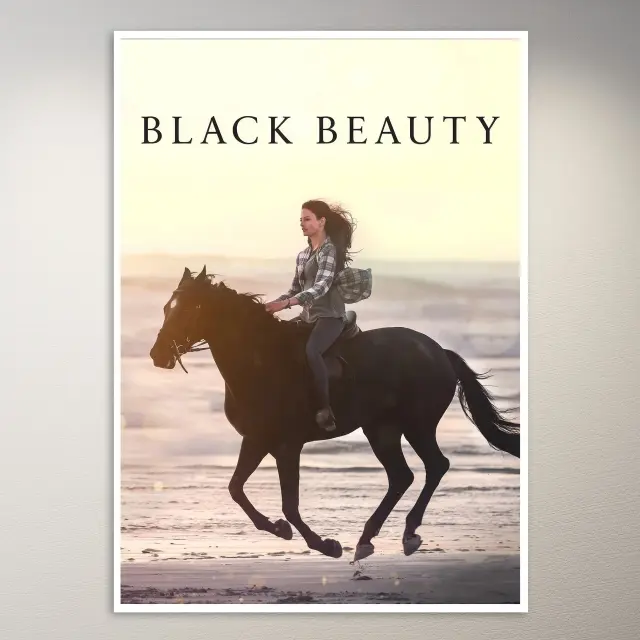 Black Beauty Reiter Poster