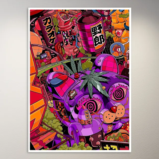 Trippy Kunst-Poster