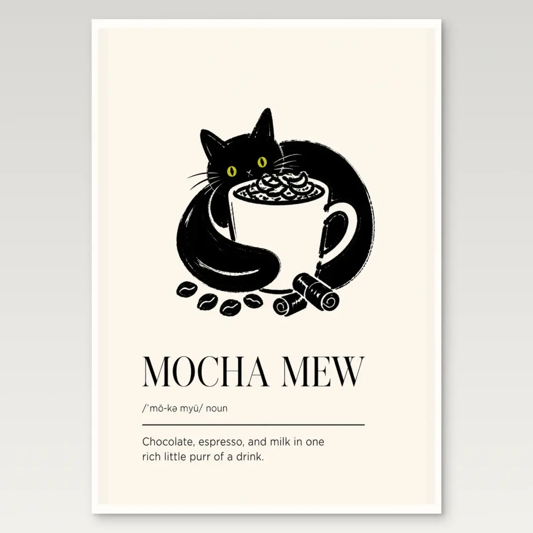 Mocha Mew Poster