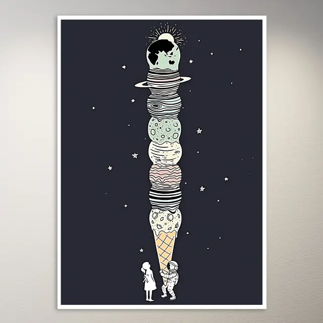 Póster de astronomía