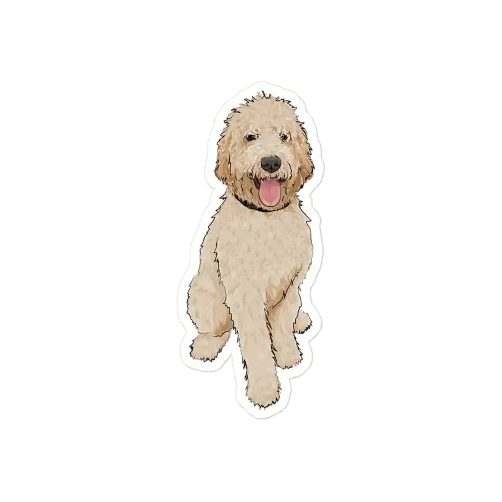 Goldendoodle-Sticker