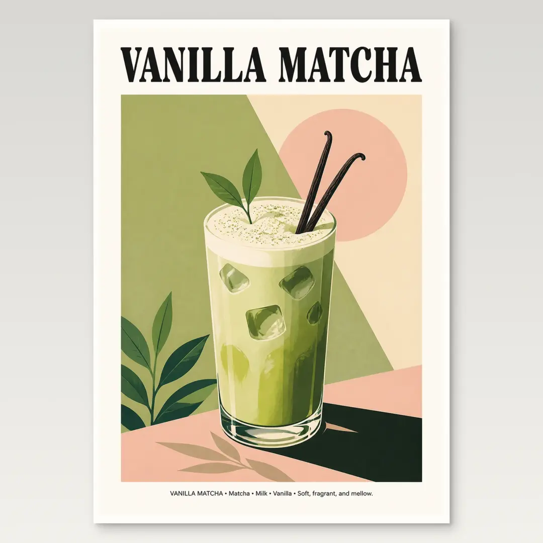 Vanille-Matcha-Poster