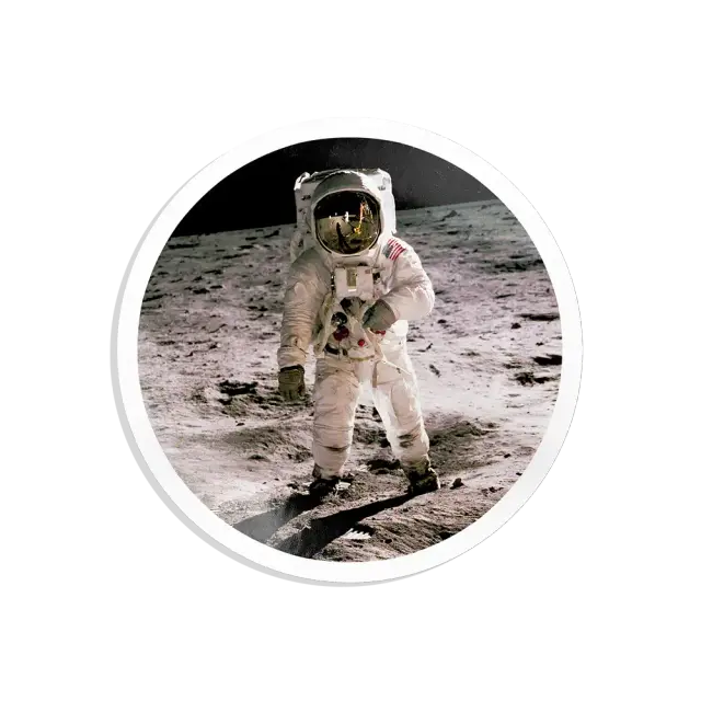 Astronauten-Sticker