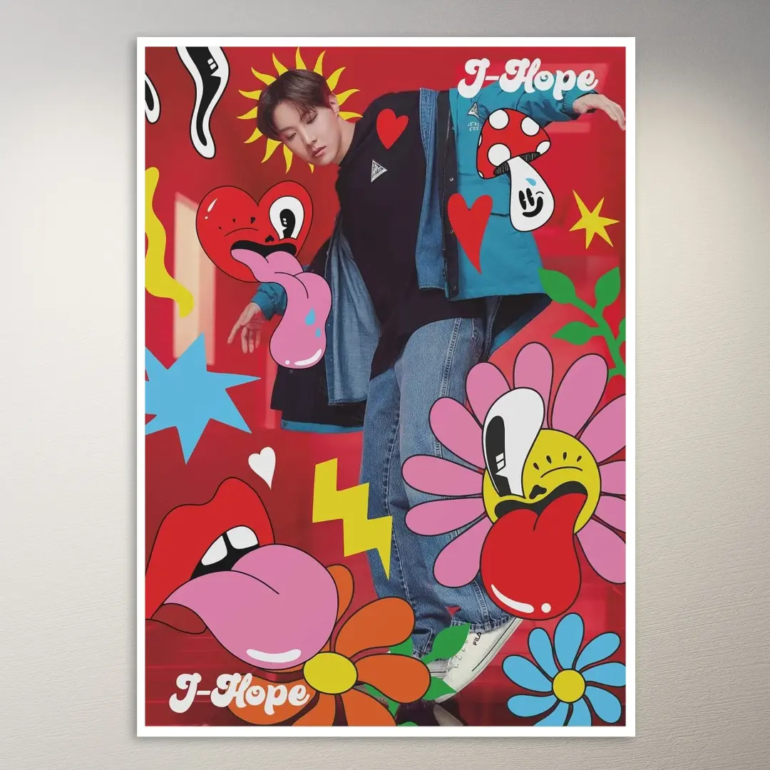 J-Hope BTS inspiriertes Poster | K-Pop-Poster | BTS-Poster