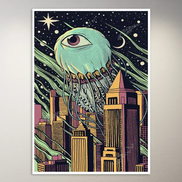 Trippy Kunst-Poster