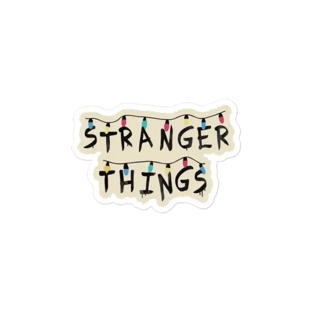 Pegatina de Stranger Things