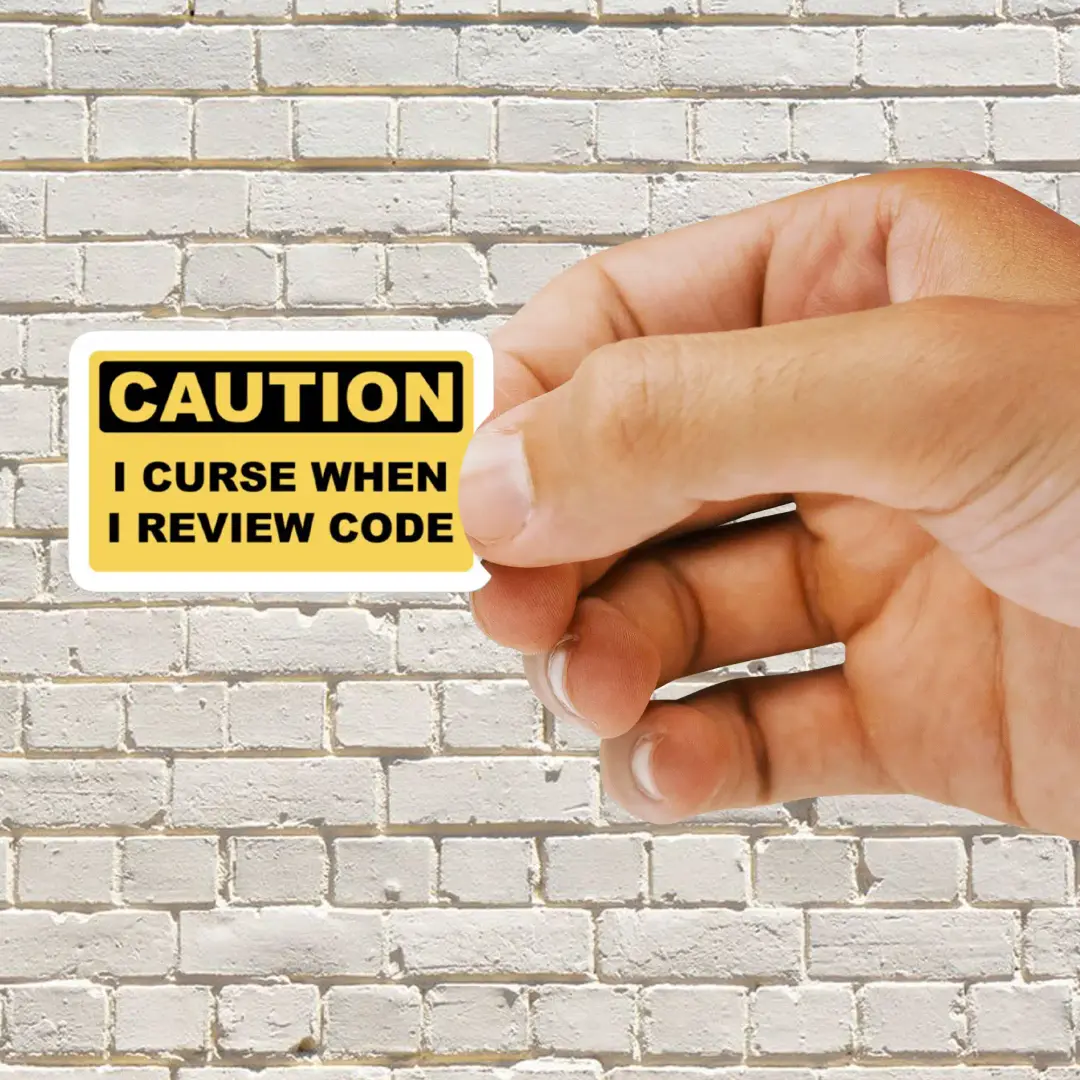 Achtung: Ich fluche, wenn ich Code reviewe