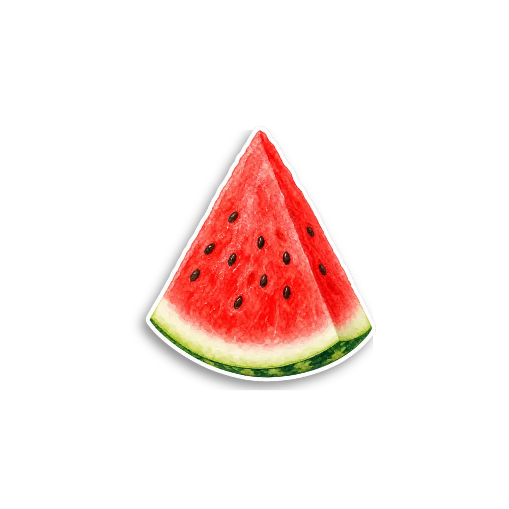 Watermelon Slice Sticker