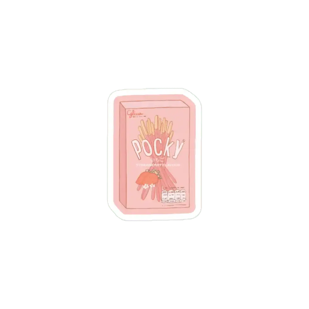 Strawberry Pocky Sticker
