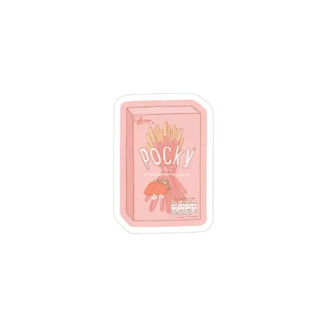 Strawberry Pocky Sticker