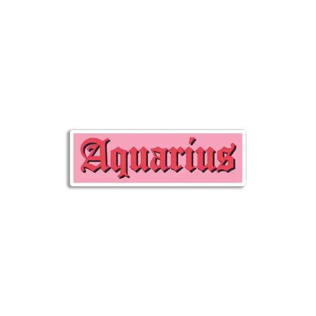 สติกเกอร์ราศีกุมภ์