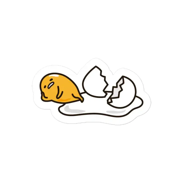 Gudetama Lies Sticker