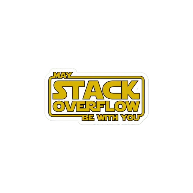 Stack Overflow mit dir Sticker