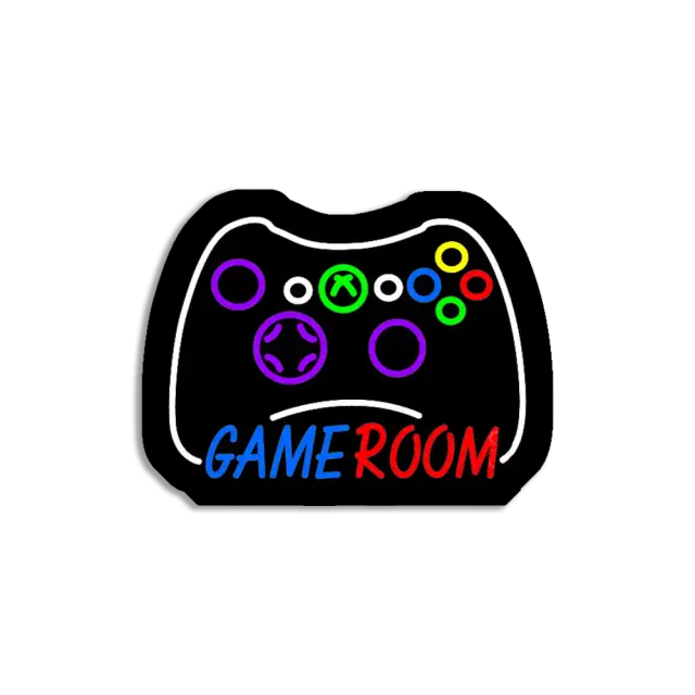 Neon Spielzimmer-Schild Sticker
