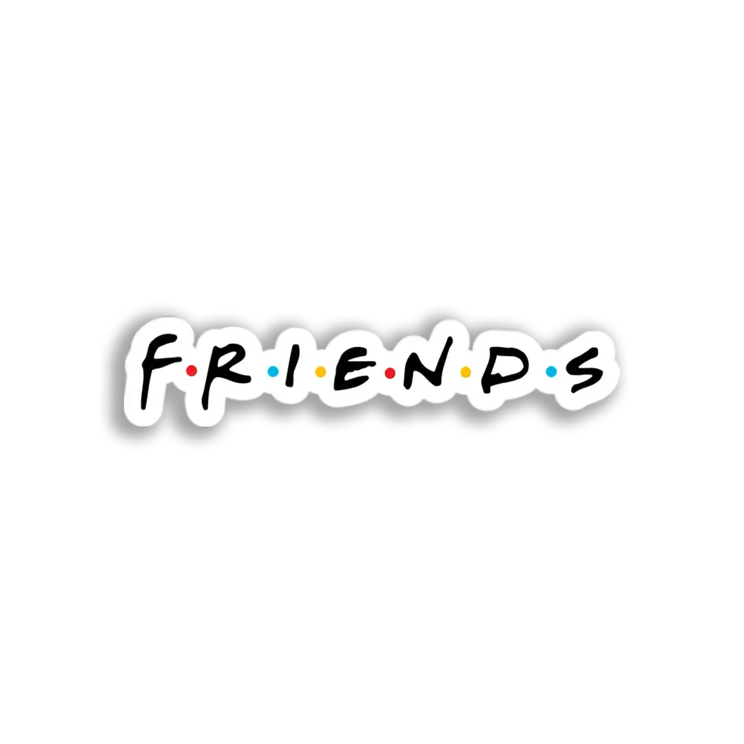 Friends Logo Sticker