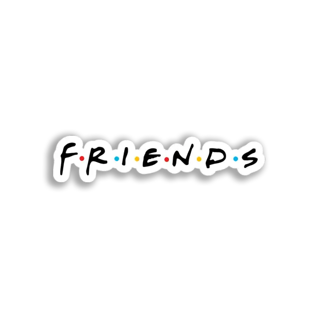 Friends Logo Sticker