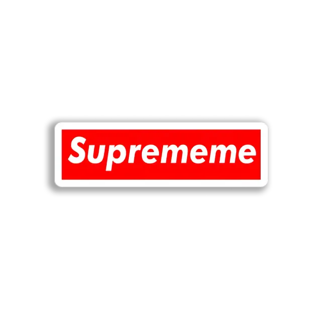 Supremememe Box-Logo Sticker
