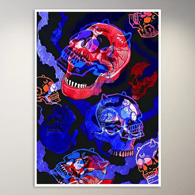 Trippy Kunst-Poster