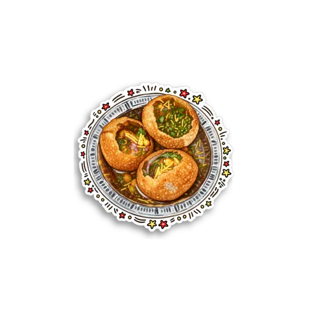 Pani-Puri-Teller Sticker