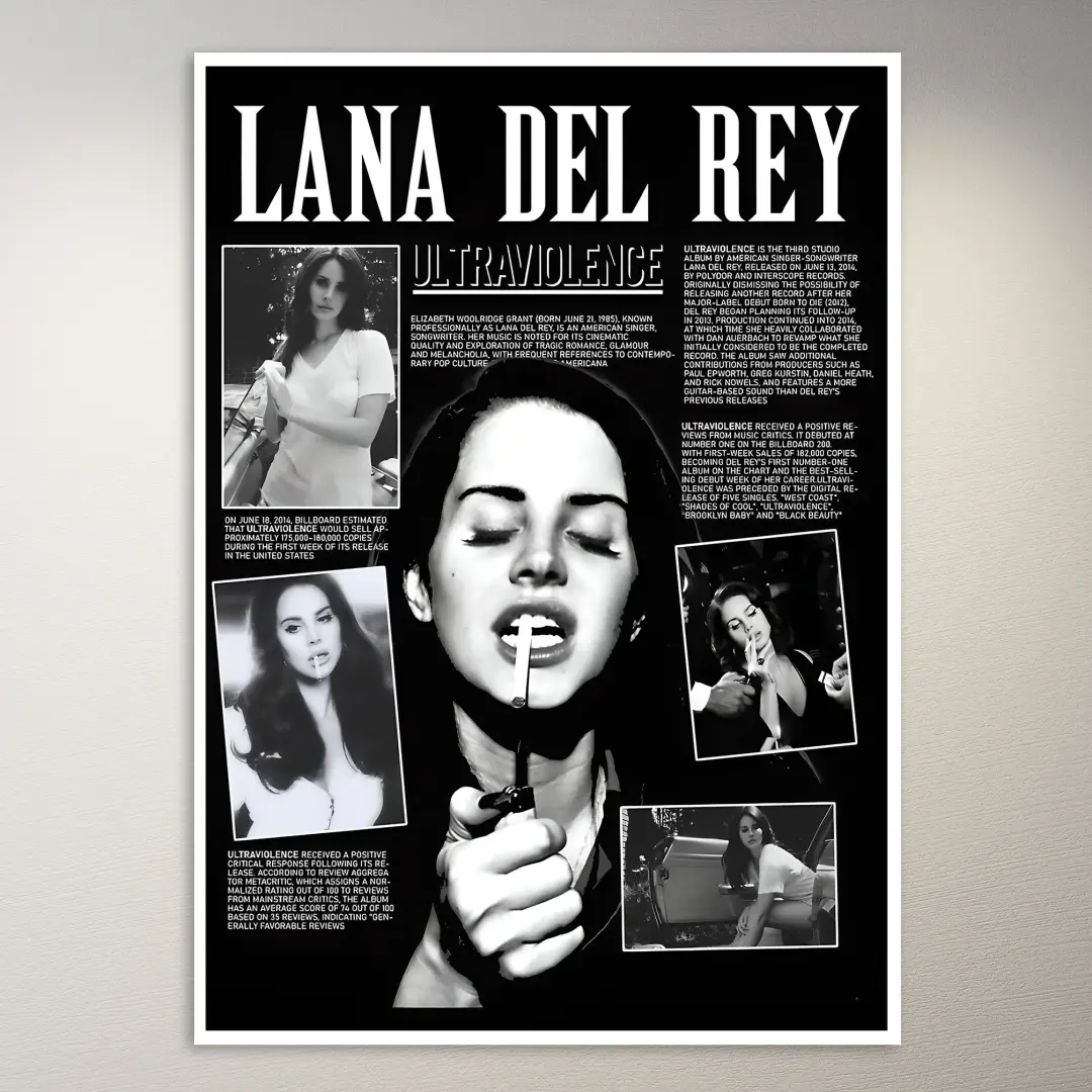 Lana Del Rey Poster | Music Poster
