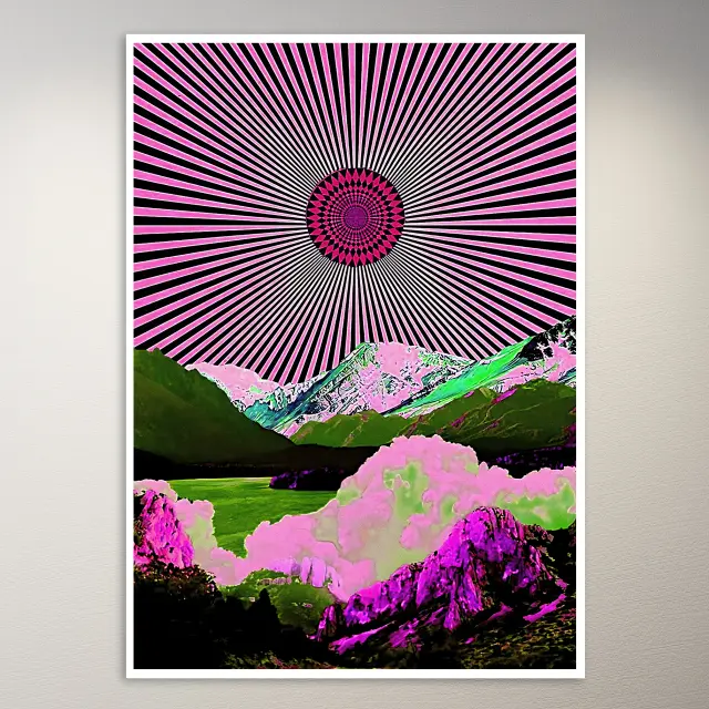 Trippy Kunst-Poster
