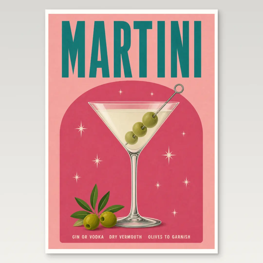 Martini Poster
