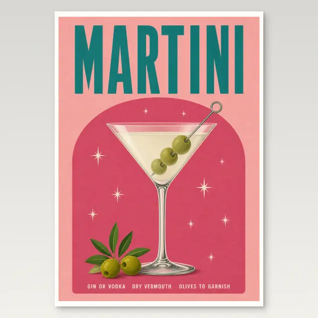 Martini Poster