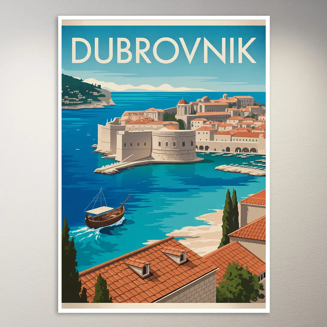 Dubrovnik Reiseposter