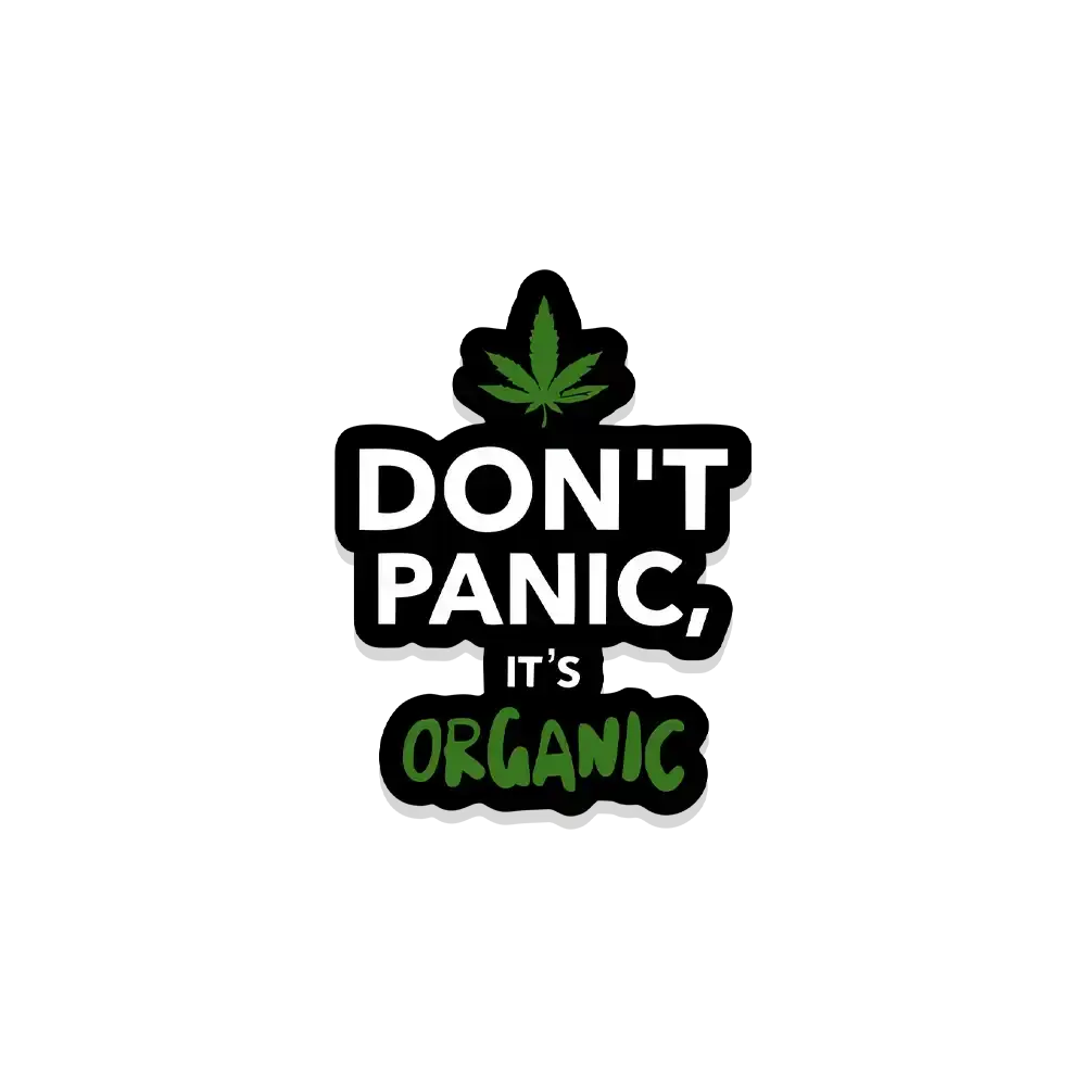 Don't Panic, It's Organic Sticker