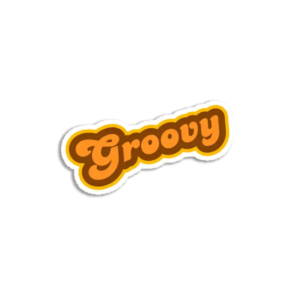 Pegatina Groovy