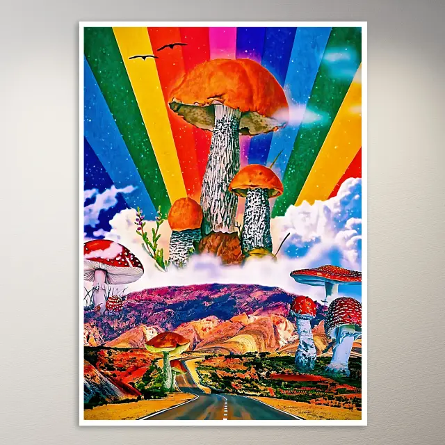 Trippy Kunst-Poster