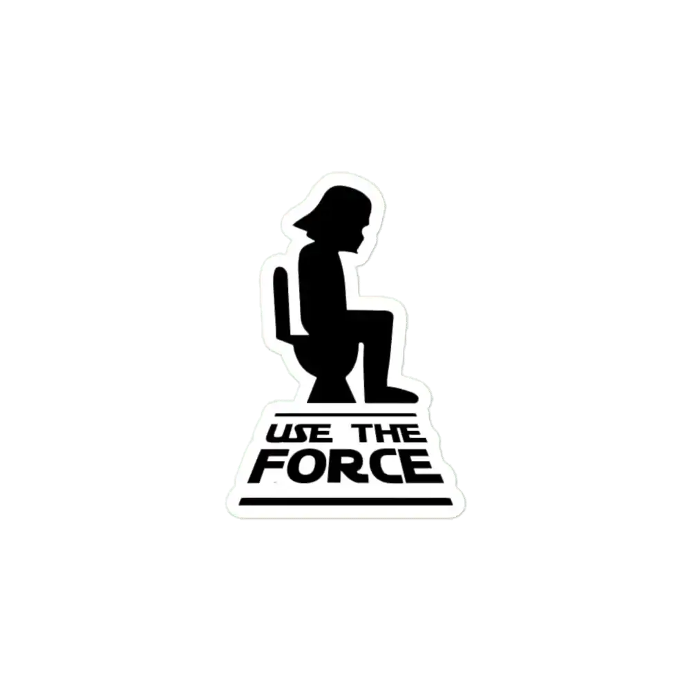 Pegatina Use the force