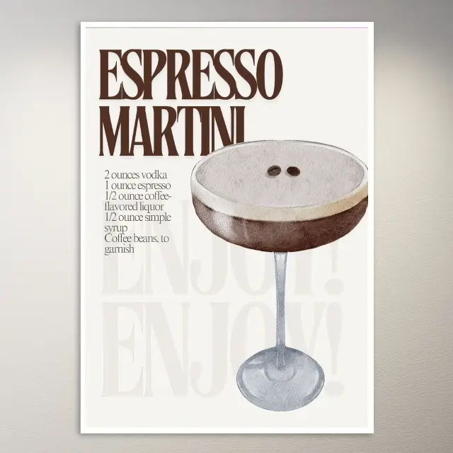 Gönn dir einen Espresso Martini Poster